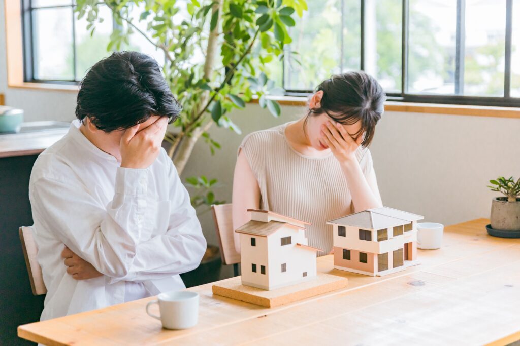Property co-owners in disagreement situation
